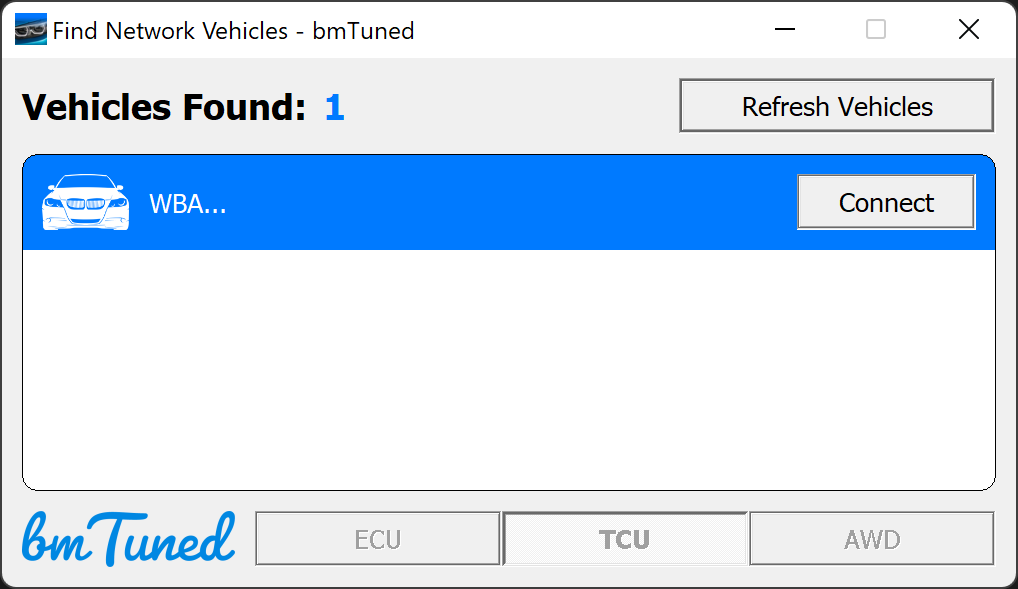 Find Vehicles & bmTuned for Windows Screenshot